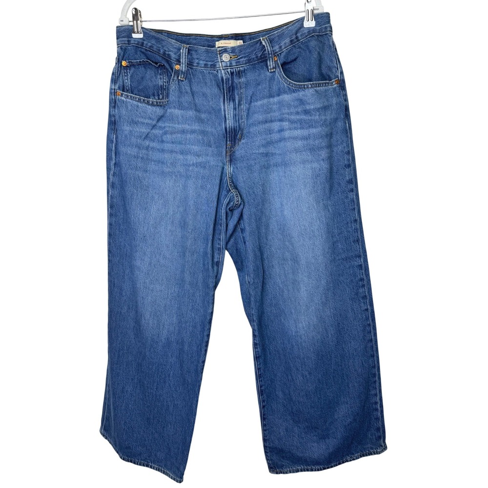 Levi's Premium XL Straight Jeans Womens 33 Blue